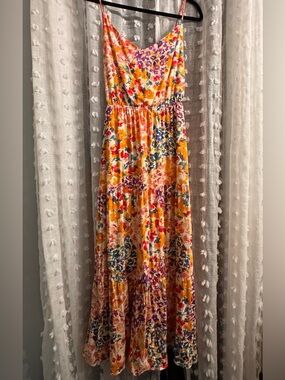 NWT Gilli Leanne Sleeveless Floral Maxi Sundress Off-white |  size 2x